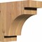 Ekena Millwork Mediterranean Smooth Corbel, Western Red Cedar, 5 1/2"W x 12"D x 12"H COR06X12X12MED00SWR - alternate 1